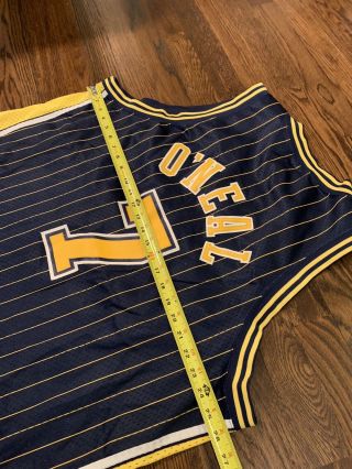 Vintage Team Nike NBA Indiana Pacers Jermaine O’neal 7 Jersey Size 2XL XXL Sewn 8