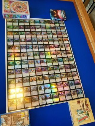 Mtg War Of The Spark - Mythic & Rare Uncut Foil Sheet (no Creases On Cards)