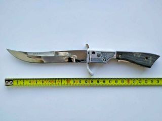 Long Vintage,  Enraved,  Stainless Steel Folding Pocket Assisted Knife