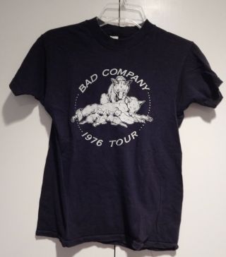 Vintage 1976 Bad Company Concert T Shirt Medium