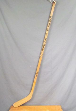 Vintage Louisville Slugger H&b Wood Pro - Flex Hockey Stick 6 Right 54 " Canada