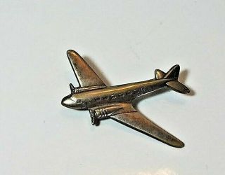 Wwii Douglas C - 47 Skytrain Air Transport Plane Sweetheart Pin Homefront