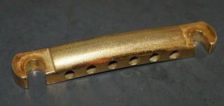 Vintage 1974 Gibson Les Paul Custom Gold Sop Tailpiece 1975 1976 1977 1978 3