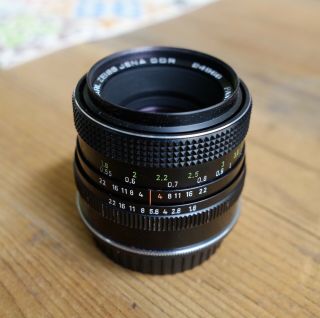 Carl Zeiss Jena 50mm F1.  8 Pancolar Electric Vintage Canon Ef Adapter.