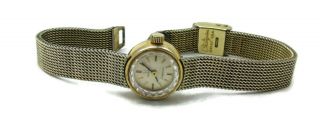 Omega Vintage Ladies Wrist Watch In Running Order 10k Gold Filled Ladymatic
