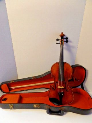 Vintage Framus Guanerius Ve Geju Model 1700 4/4 Violin With Case And Bow