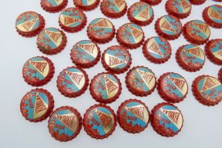 81 Vintage Yorker Beer Ale Cork Bottle Caps Empire State Building NYC 3