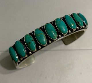 Vintage Navajo Kirk Smith Bracelet Cuff,  64 Grams