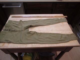 Us Army Military Ww2 Long Johns Underwear Drawers Winter 1940 