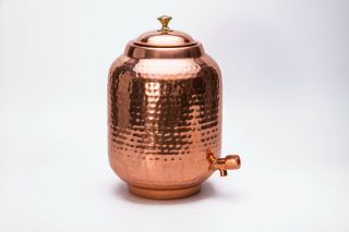 Water Dispenser Pure Copper 7.  5 Litres/ Matka/healthy Lifestyle/vintage/kitchen