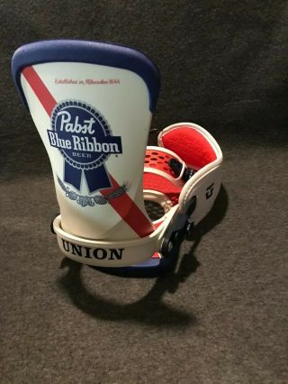 , Rare Union Bindings 2018 Pabst Blue Ribbon Pbr Size: M & Beer Cooler Box,