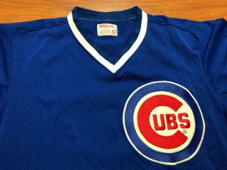MENS VINTAGE WILSON NEVER WORN 1983 TEAM ISSUED CHICAGO CUBS JERSEY SIZE 42 3