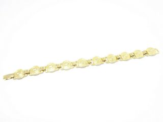 Gianni Versace Medusa Gold Bracelet Vintage Mens Womens