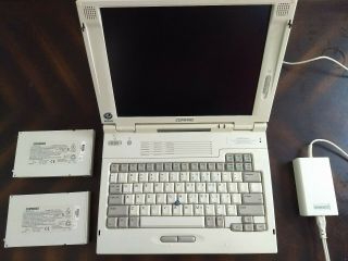 Vintage Compaq Lte 5300 Laptop Great For Dos Games And Windows