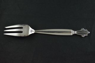 Georg Jensen Acanthus Sterling Silver Pastry Fork - No Mono 2