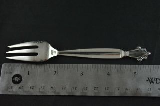 Georg Jensen Acanthus Sterling Silver Pastry Fork - No Mono 3