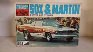 Vintage Sox & Martin Duster Pro Stocker Model Car Kit.  By Mpc