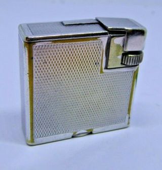 Vintage Swiss Made Small Size Silver Plated Dunhill Lighter