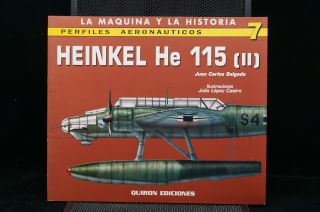 Ww2 German Heinkel He 115 2 Aeronautical Profiles Spanish Text Reference Book