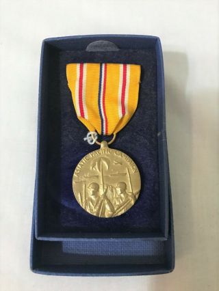 Wwii Us Army Full Size Asian Pacific Campaign Medal 1941 - 1945