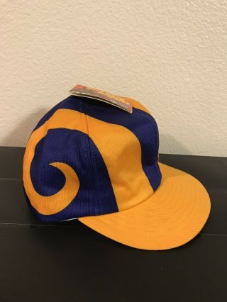 Los Angeles Rams Helmet Hat Retro Vintage Adjustable Snapback 80s Annco NWT 2