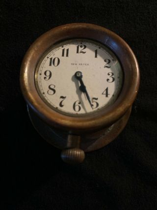 Haven Auto Clock Vintage Brass