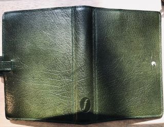Vintage Filofax Winchester from 1984 RARE and in a Green color leather 10