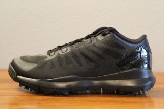 15 Rare Nike Air Jordan Dominate Pro Golf Shoes Blackout 707516 - 010 Sz 8 - 10.  5