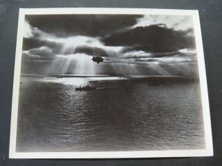 4/6/1943 U.  S.  Naval Air Station Richmond,  Florida K - Class Blimp Photo