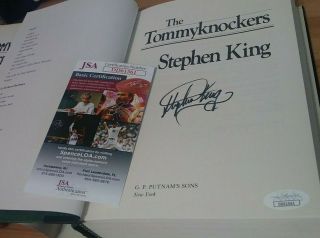 Stephen King The Tommyknockers Signed Autographed Hardcover Book Jsa Rare