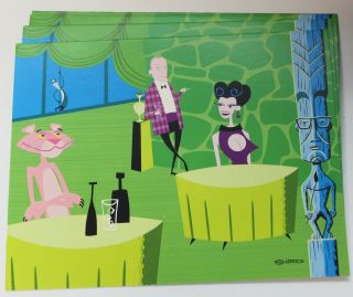 NOS (20) Box of Josh Agle SHAG PINK PANTHER Greeting Cards Retro Vintage - Look 4