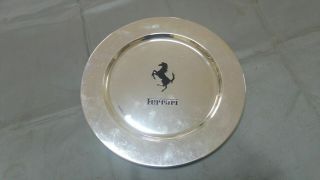 Dish Plate Ferrari Vintage Sign Porcelain Chrome Period 208 288 328 Gtb