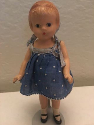 Wee Patsy Effanbee Doll Colleen Moore Doll House Composition 1930’s 6” 4