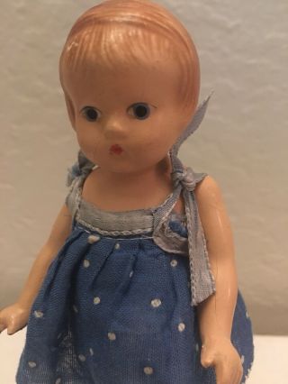 Wee Patsy Effanbee Doll Colleen Moore Doll House Composition 1930’s 6” 5