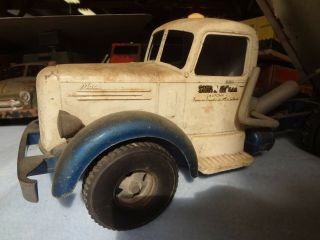 Vintage Smith Miller Metal Toy Truck,  Mack Truck Market,  Hydraulic Dump Bed,  Old 2
