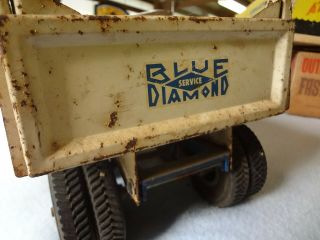 Vintage Smith Miller Metal Toy Truck,  Mack Truck Market,  Hydraulic Dump Bed,  Old 5