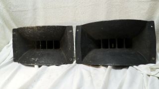 Vintage Hjm Metal Pa Hifi Speaker Horns,  Throat Adapters Fit Altec Vitavox Jbl