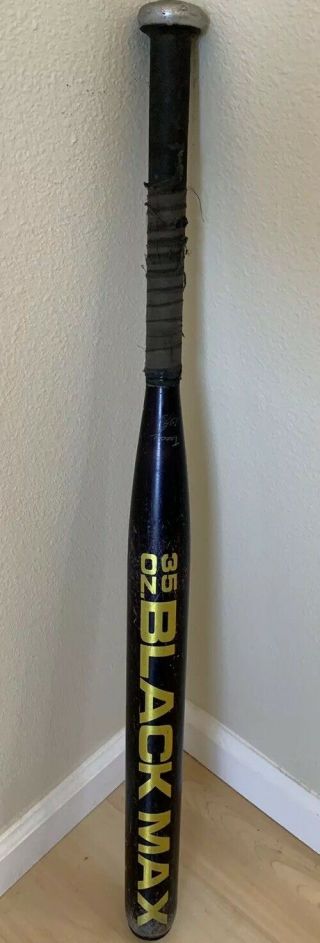 Vintage Easton Black Max 34 In 35 Oz 1979 Softball Bat