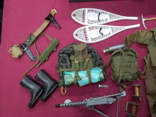 Vintage 1964 GI Joe Hasbro Wooden Footlocker with Tons of Accessories - Japan 6