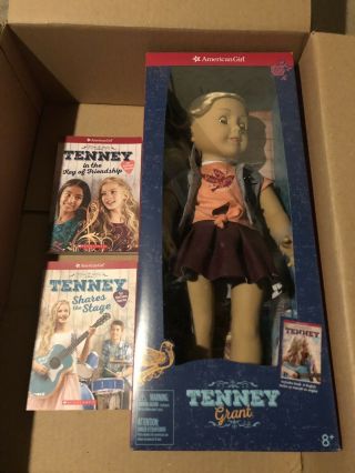 American Girl Doll Tenney Grant 18 Inch And Books Us