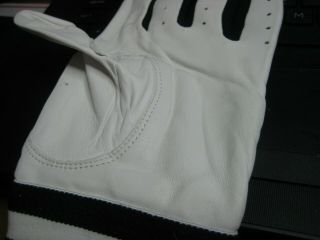Vintage Mizuno Techfire Adult Batting Gloves (2) LH XL Rickey Henderson 1990 ' s 4