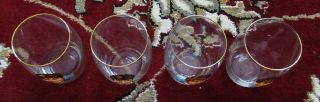 Beatles RARE 1964 UK SET OF ALL FOUR SQUASH GLASSES IN GREAT SHAPE 3