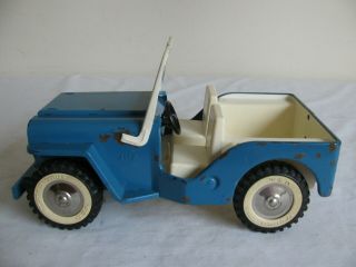 Vintage 1960s Tonka Toys Turquoise Willy 