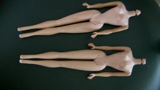 Vtg Barbie Color Magic American Girl Bodies No Heads - Legs Bend
