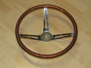 Vintage 1960s 15 " Finger Grip Gold Copper Metal Flake Steering Wheel Rat Hot Rod
