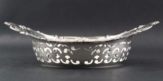 Vintage GORHAM Cromwell Openwork Sterling Silver Nut Candy Dish Bowl 3