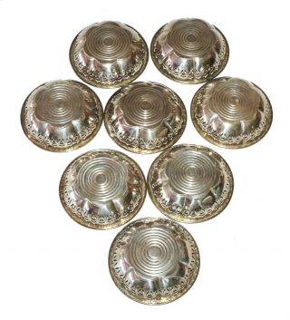 8x Vintage US Sterling Silver Pierced Bowls by G.  H.  French & Co.  (Cwo) 3