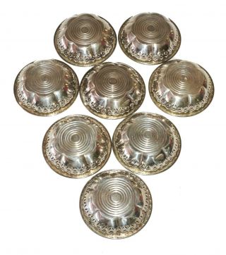 8x Vintage US Sterling Silver Pierced Bowls by G.  H.  French & Co.  (Cwo) 4