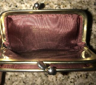 RARE Cutie Vintage LOUIS VUITTON Kiss Lock Coin Purse 6