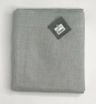 Restoration Hardware Vintage - Washed Belgian Linen Xl Shower Curtain Pewter $119